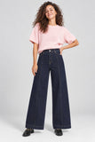 JEANS DONNA GRIFFAI WIDE LEG ELASTICIZZATO TASCHE ART. DGF7331