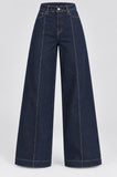 JEANS DONNA GRIFFAI WIDE LEG ELASTICIZZATO TASCHE ART. DGF7331