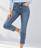 JEANS DONNA GRIFFAI SKINNY VITA BASSA CINQUE TASCHE ART.DGF7302