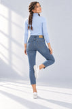 JEANS DONNA GRIFFAI SKINNY VITA BASSA CINQUE TASCHE ART.DGF7302