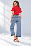 JEANS DONNA GRIFFAI WIDE LEG CINQUE TASCHE ART.DGF7317