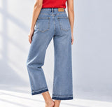 JEANS DONNA GRIFFAI WIDE LEG CINQUE TASCHE ART.DGF7317