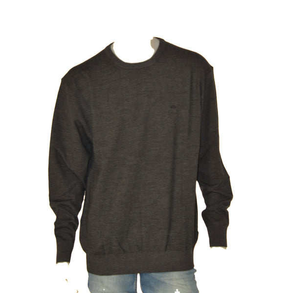MAGLIONE UOMO IL GRANCHIO TAGLIE OVER GIROCOLLO BASICO LANA LOGO ART. OGRT1077