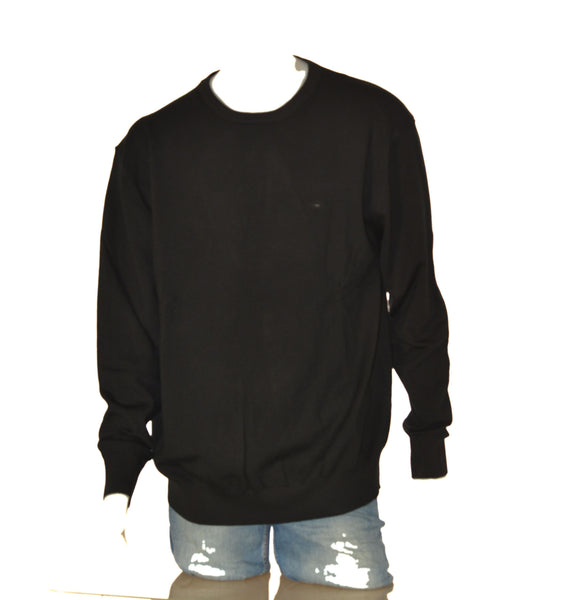 MAGLIONE UOMO IL GRANCHIO TAGLIE OVER GIROCOLLO BASICO LANA LOGO ART. OGRT1077