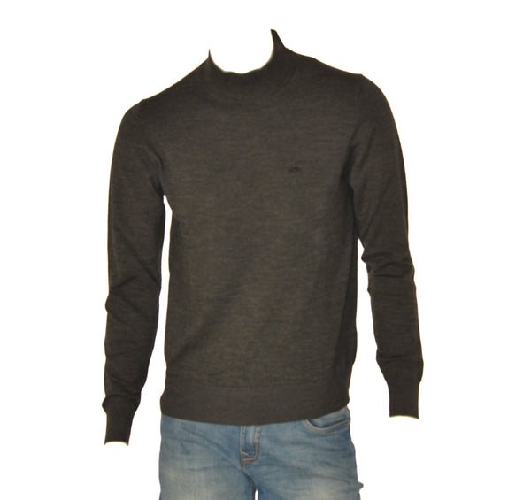 MAGLIONE UOMO IL GRANCHIO LUPETTO BASICO LOGO LANA ART. GRT1048