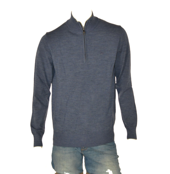 MAGLIONE UOMO IL GRANCHIO LUPETTO MEZZA ZIP LANA LOGO ART. GRT1047