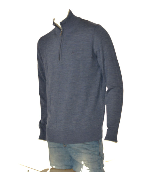 MAGLIONE UOMO IL GRANCHIO LUPETTO MEZZA ZIP LANA LOGO ART. GRT1047
