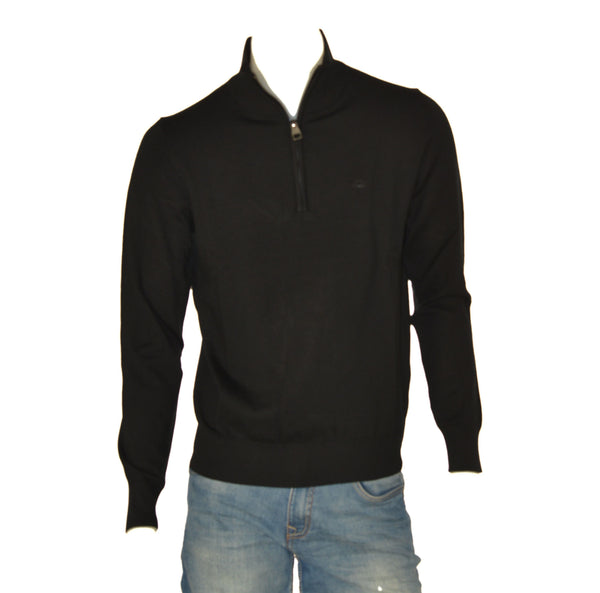 MAGLIONE UOMO IL GRANCHIO LUPETTO MEZZA ZIP LANA LOGO ART. GRT1047