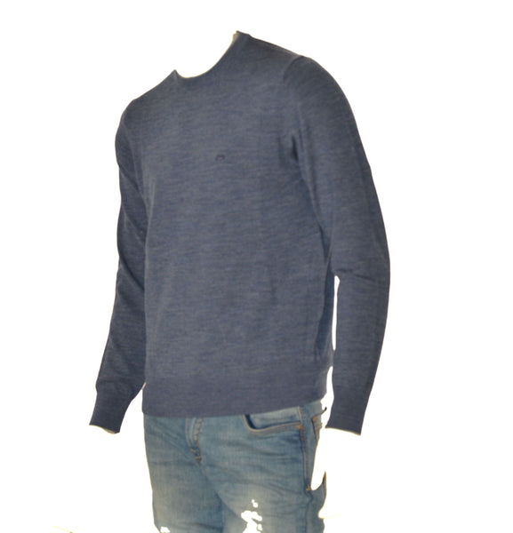 MAGLIONE UOMO IL GRANCHIO GIROCOLLO BASICO LOGO LANA ART. GRT1045