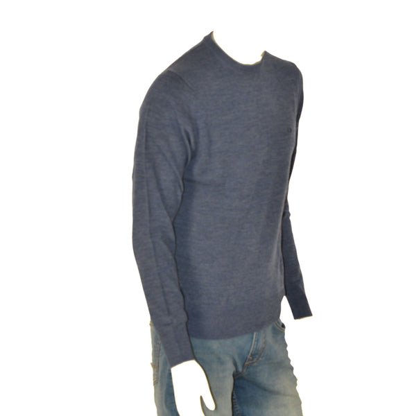 MAGLIONE UOMO IL GRANCHIO GIROCOLLO BASICO LOGO LANA ART. GRT1045