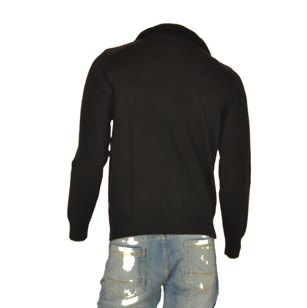 MAGLIONE UOMO IL GRANCHIO FULL ZIP COTONE LANA ART. GRT1044