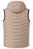 GILET UOMO SEA BARRIER TRAPUNTATO CAPPUCCIO ZIP TASCHEART.GIUNCO-89C