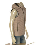 GILET UOMO SEA BARRIER TRAPUNTATO CAPPUCCIO ZIP TASCHEART.GIUNCO-89C