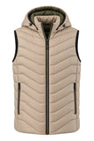 GILET UOMO SEA BARRIER TRAPUNTATO CAPPUCCIO ZIP TASCHEART.GIUNCO-89C