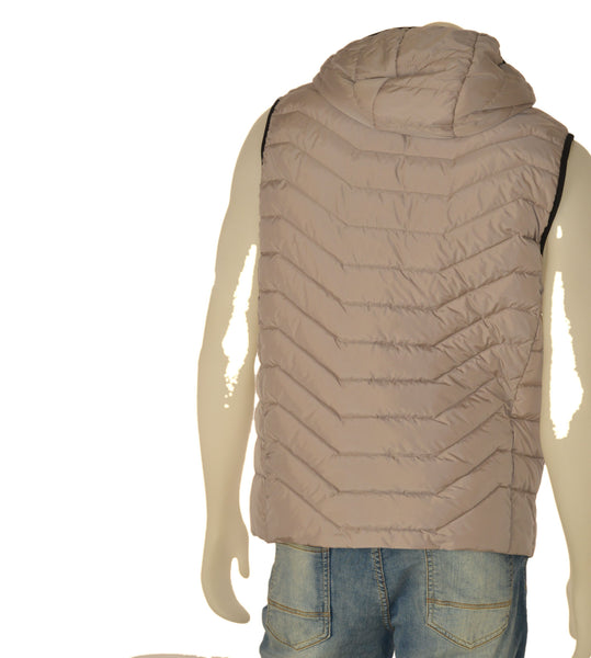 GILET UOMO SEA BARRIER TRAPUNTATO CAPPUCCIO ZIP TASCHEART.GIUNCO-89C