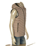 GILET UOMO SEA BARRIER TRAPUNTATO CAPPUCCIO ZIP TASCHEART.GIUNCO-89C