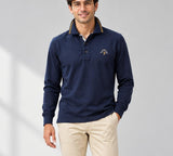 POLO UOMO IL GRANCHIO MANICA LUNGA CALDO COTONE ART. 63MGR111
