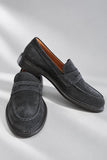SCARPE UOMO NERO GIARDINI MOCASSINO SCAMOSCIATO ART. I60124OU