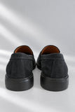SCARPE UOMO NERO GIARDINI MOCASSINO SCAMOSCIATO ART. I60124OU