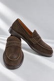 SCARPE UOMO NERO GIARDINI MOCASSINO SCAMOSCIATO ART. I60124OU
