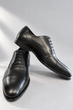 SCARPE UOMO NERO GIARDINI ELEGANTI STRINGATE IN PELLE ART. I601220UE