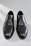 SCARPE UOMO NERO GIARDINI ELEGANTI STRINGATE IN PELLE ART. I601220UE
