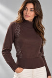 LUPETTO DONNA MARCA GAIA B CON BORCHIE DECORATIVE ART: ART811