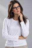 MAGLIETTA DONNA LOSAN GIROCOLLO COTONE ART.L26WM0101