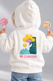 FELPA BAMBINA ZIPPY FELPATA FULL ZIP CAPPUCCIO TASCHE STAMPE ART.ZBGAP0201
