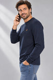 T-SHIRT UOMO BEVERLY HILLS POLO CLUB MANICA LUNGA GIROCOLLO LOGO COTONE ART. TS451385