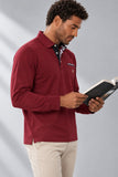 POLO UOMO BEVERLY HILLS POLO CLUB MANICA LUNGA TASCHINO COTONE ART. P451231