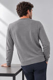 MAGLIONE UOMO NAVIGARE SCOLLO V BASICO LOGO ART. NJ1004