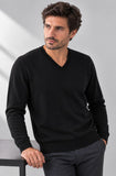 MAGLIONE UOMO NAVIGARE SCOLLO V BASICO LOGO ART. NJ1004