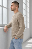 MAGLIONE UOMO TIFFOSI GIROCOLLO LAVORATO ART.10068156