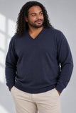MAGLIONE UOMO RE DEL MARE OVER SCOLLO A V MISTO LANA ART.12011X