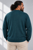 MAGLIONE UOMO RE DEL MARE OVER SCOLLO A V MISTO LANA ART.12011X