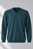 MAGLIONE UOMO RE DEL MARE OVER SCOLLO A V MISTO LANA ART.12011X