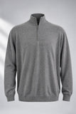 MAGLIONE UOMO RE DEL MARE OVER META ZIP MISTO LANA CASHMERE ART.222422X