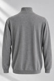MAGLIONE UOMO RE DEL MARE OVER META ZIP MISTO LANA CASHMERE ART.222422X
