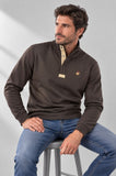 FELPA UOMO BEVERLY HILLS POLO CLUB LUPETTO CON BOTTONI FELPATA LOGO ART. F451293