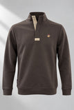 FELPA UOMO BEVERLY HILLS POLO CLUB LUPETTO CON BOTTONI FELPATA LOGO ART. F451293