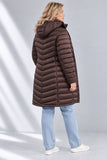 GIACCONE DONNA OVER VIRGINIA BLU IMBOTTITO ART.CONF-GLAMOUR-51M