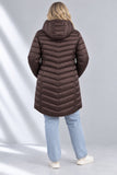 GIACCONE DONNA OVER VIRGINIA BLU IMBOTTITO ART.CONF-GLAMOUR-51M