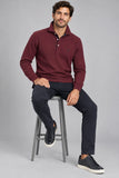 POLO UOMO NAVIGARE MANICHE LUNGHE POLSINI LOGO COTONE ART. NJ5120