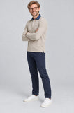 POLO UOMO NAVIGARE MANICA LUNGA LOGO CALDO JERSEY COTONE ART. NJ5111