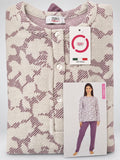 PIGIAMA DONNA ZERO PIGIAMORE MAGLIA FANTASIA JACQUARD ART. Z5109