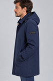 GIUBBINO UOMO SEA BARRIER ZIP TASCHE POLSINI CAPPUCCIO IDROREPELLENTE ANTIVENTO ART.CARBO
