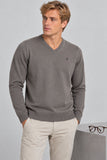 MAGLIONE UOMO COVERI SCOLLO V BASICO LOGO VISCOSA ART. TR1721