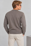 MAGLIONE UOMO COVERI SCOLLO V BASICO LOGO VISCOSA ART. TR1721