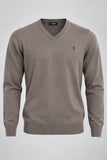 MAGLIONE UOMO COVERI SCOLLO V BASICO LOGO VISCOSA ART. TR1721